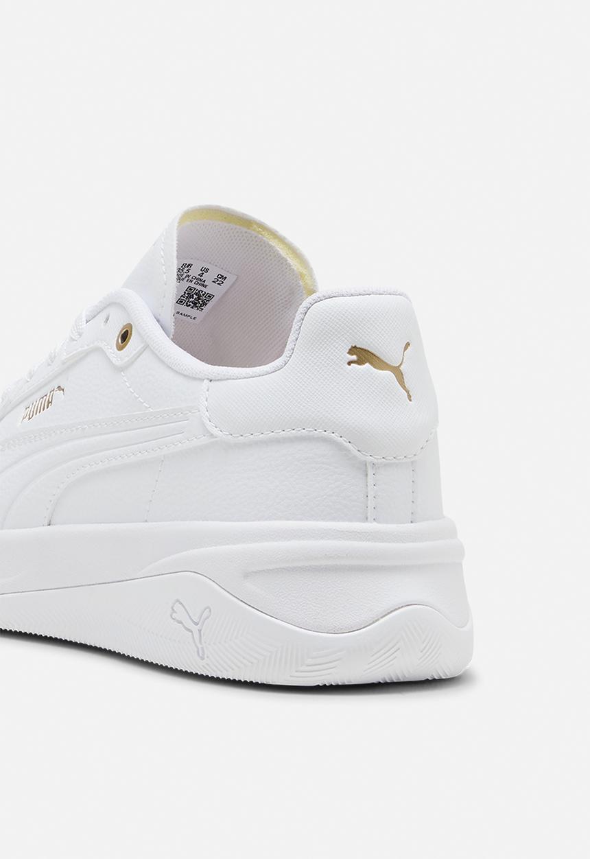 PUMA - Court Bae Jr - Puma White-Puma White-Puma Gold