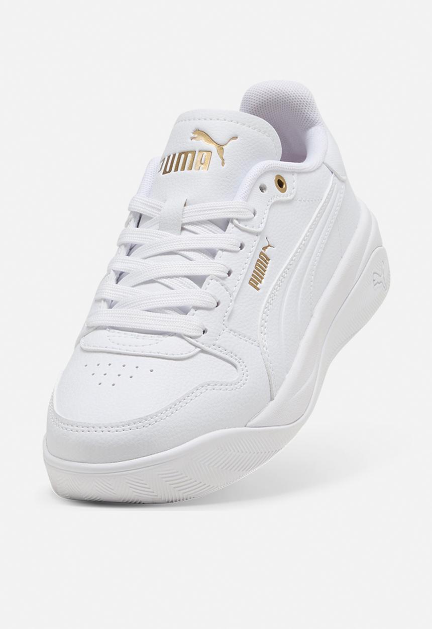 PUMA - Court Bae Jr - Puma White-Puma White-Puma Gold