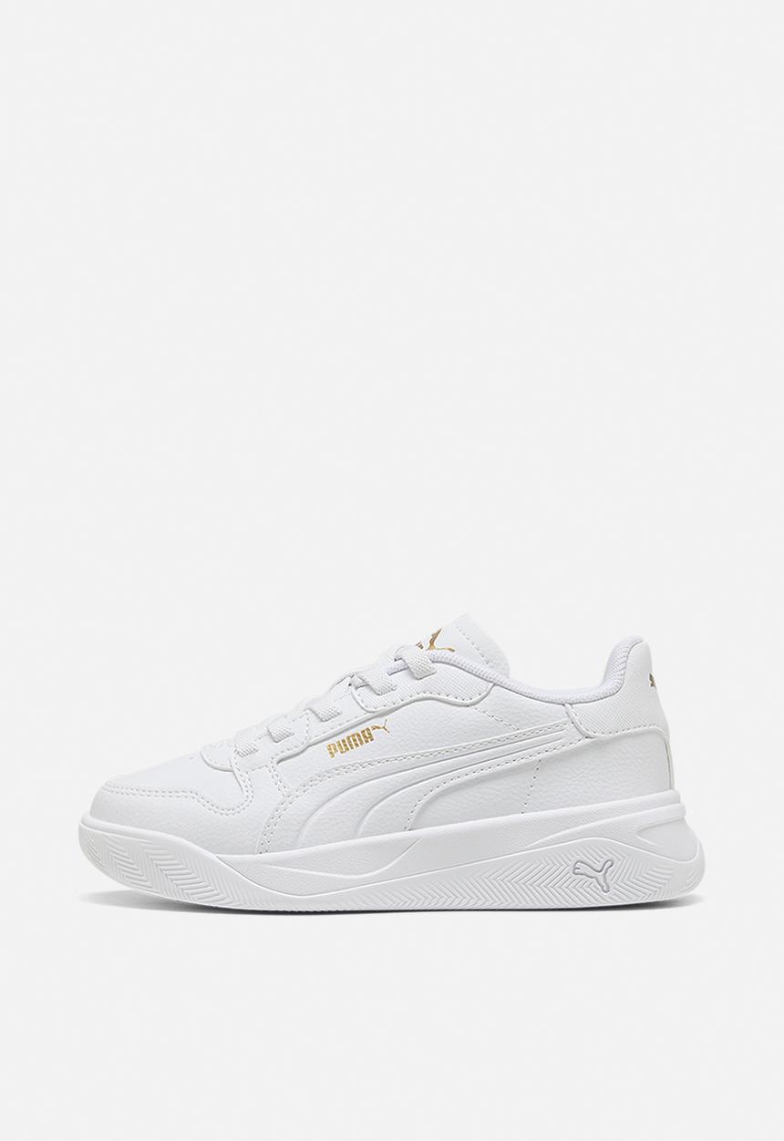 PUMA - Court Bae Ac Ps - Puma White-Puma White-Puma Gold