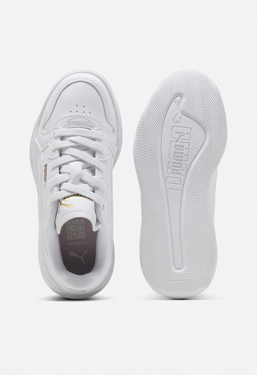 PUMA - Court Bae Ac Ps - Puma White-Puma White-Puma Gold