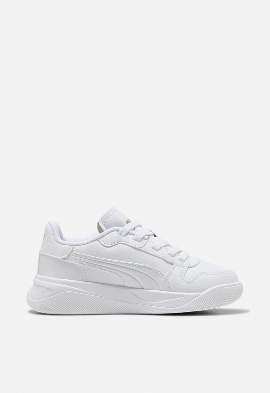 PUMA - Court Bae Ac Ps - Puma White-Puma White-Puma Gold