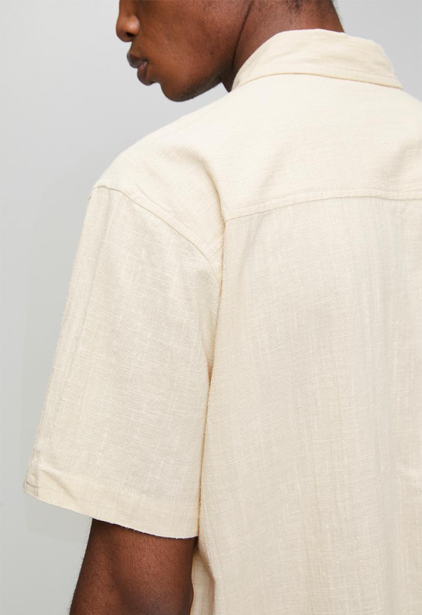 Only & Sons - Onscharles Ss Shirt - Silver Lining