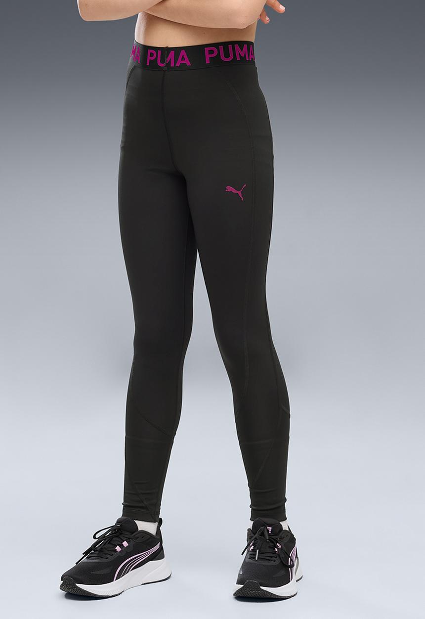 PUMA - Puma Strong Train Tights G - Puma Black-Fuchsia Glow