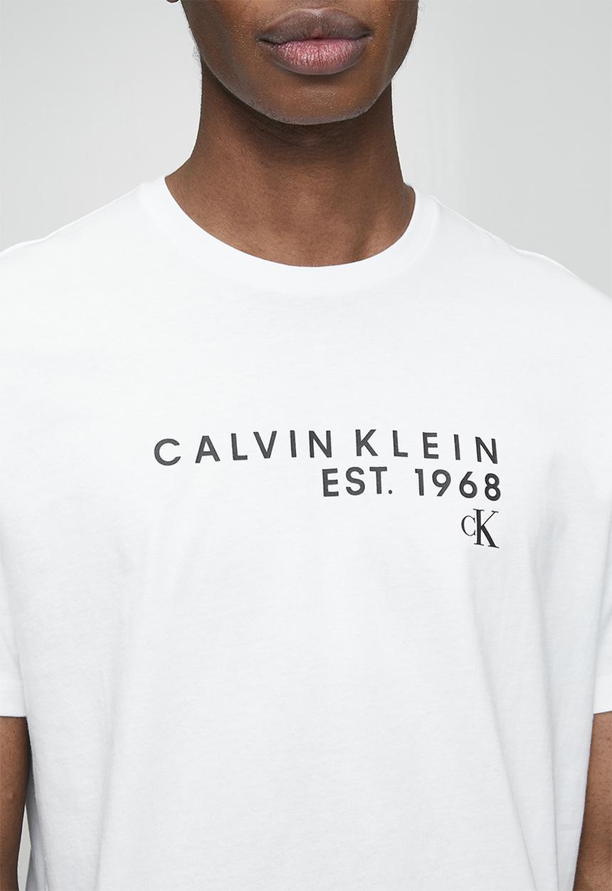 Calvin Klein - SS 30S EU Wholesale Graphic Tee - Bright White
