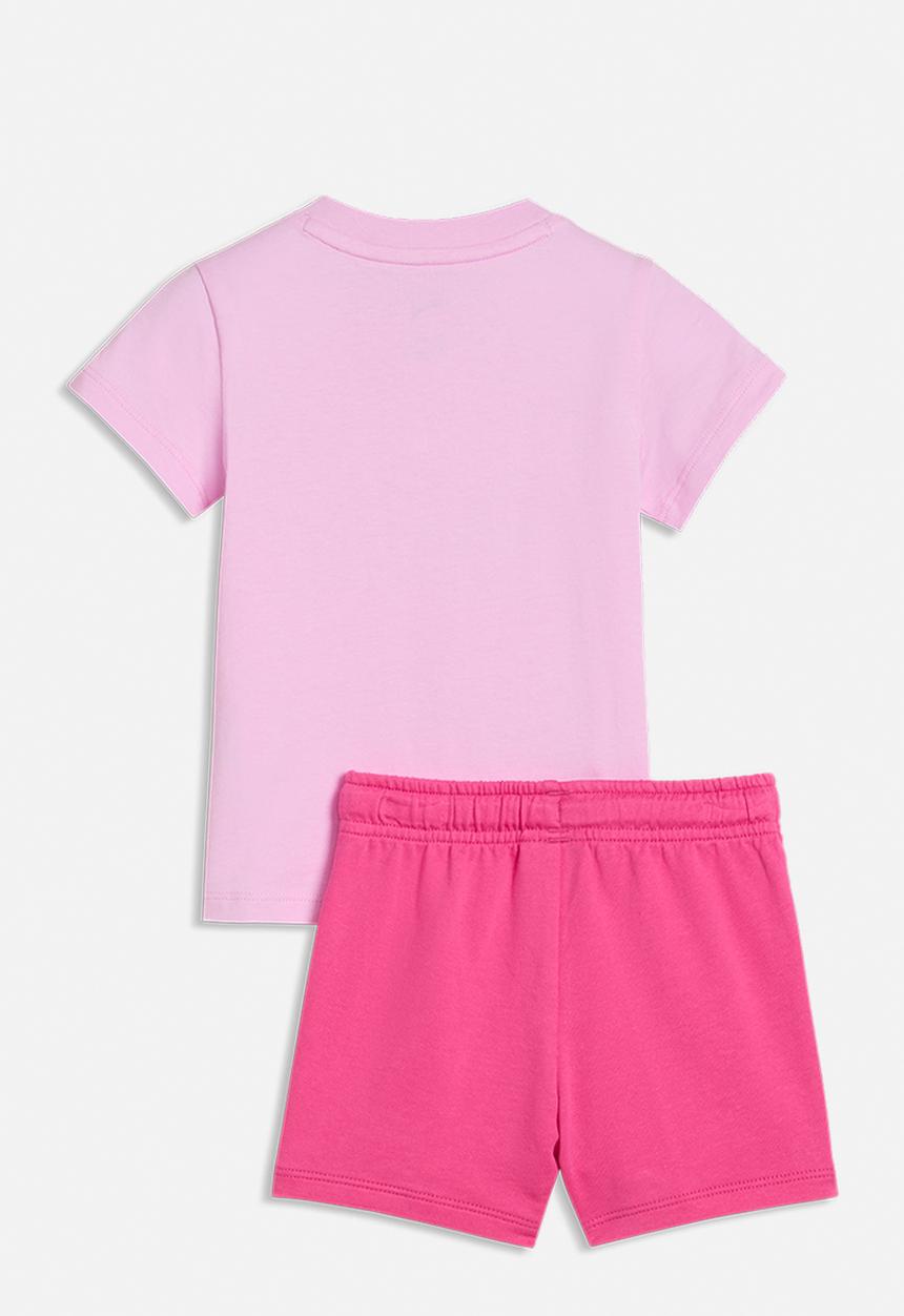 PUMA - Minicats Ess Tee And Shorts Set Inf - Mauve Glow