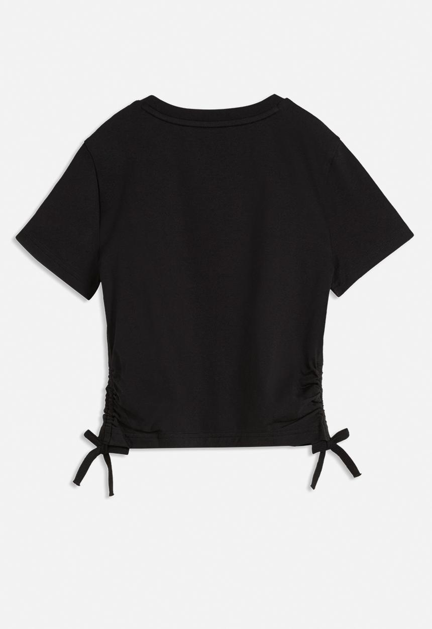 PUMA - Ess Slim Knotted Tee G - Puma Black