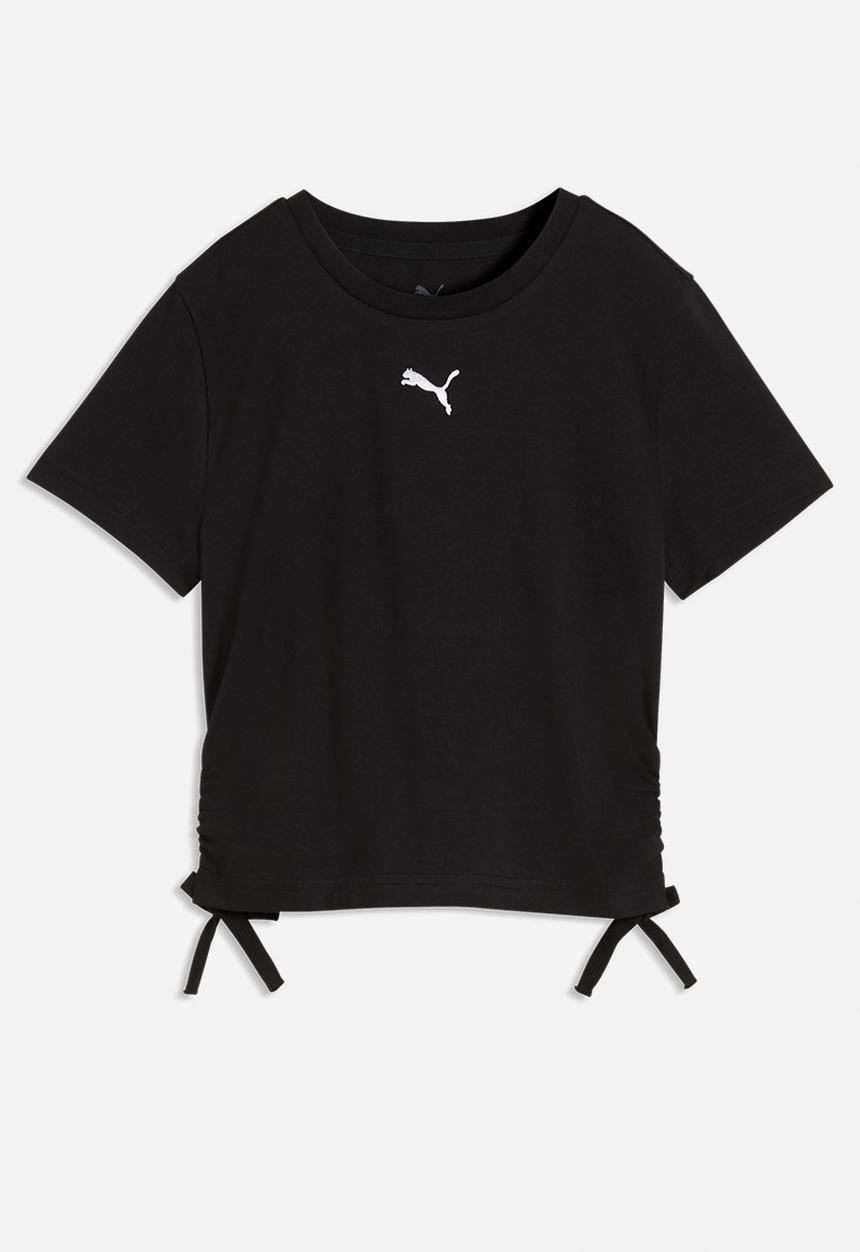 PUMA - Ess Slim Knotted Tee G - Puma Black