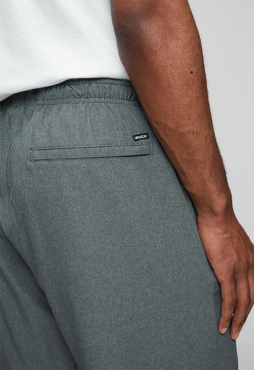 RVCA - Yogger Stretch Active Shorts - Charcoal Heather