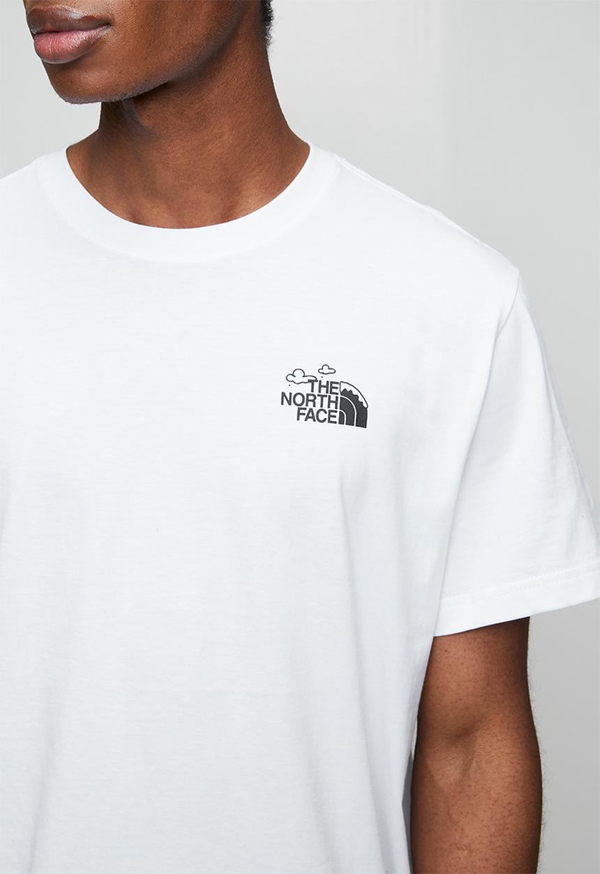 The North Face - NAT HIGH SOCIETY RLX SS TEE-GRAPHIC TNF WHITE