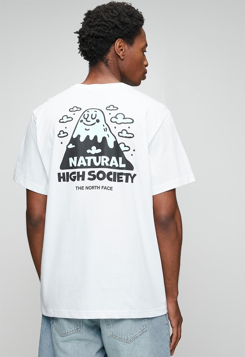The North Face - NAT HIGH SOCIETY RLX SS TEE-GRAPHIC TNF WHITE
