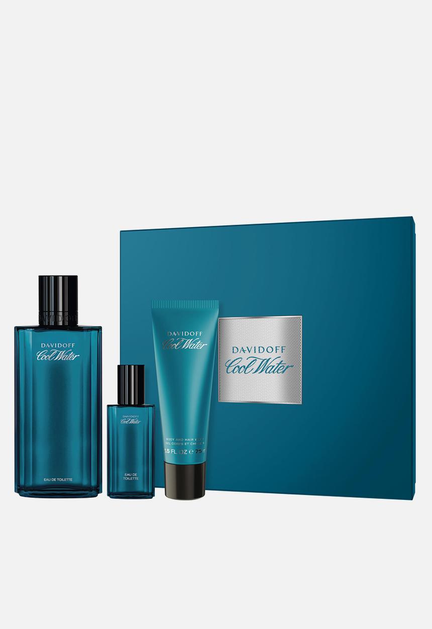 DAVIDOFF Fragrances - Davidoff Cool Water Trio Gift Set For Men Edt - 125ml