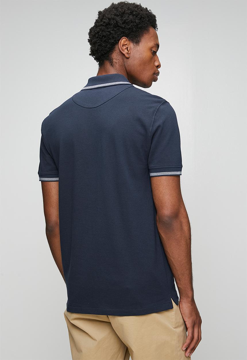 POLO - Mens Sport Short Sleeve Pique Golfer - Navy