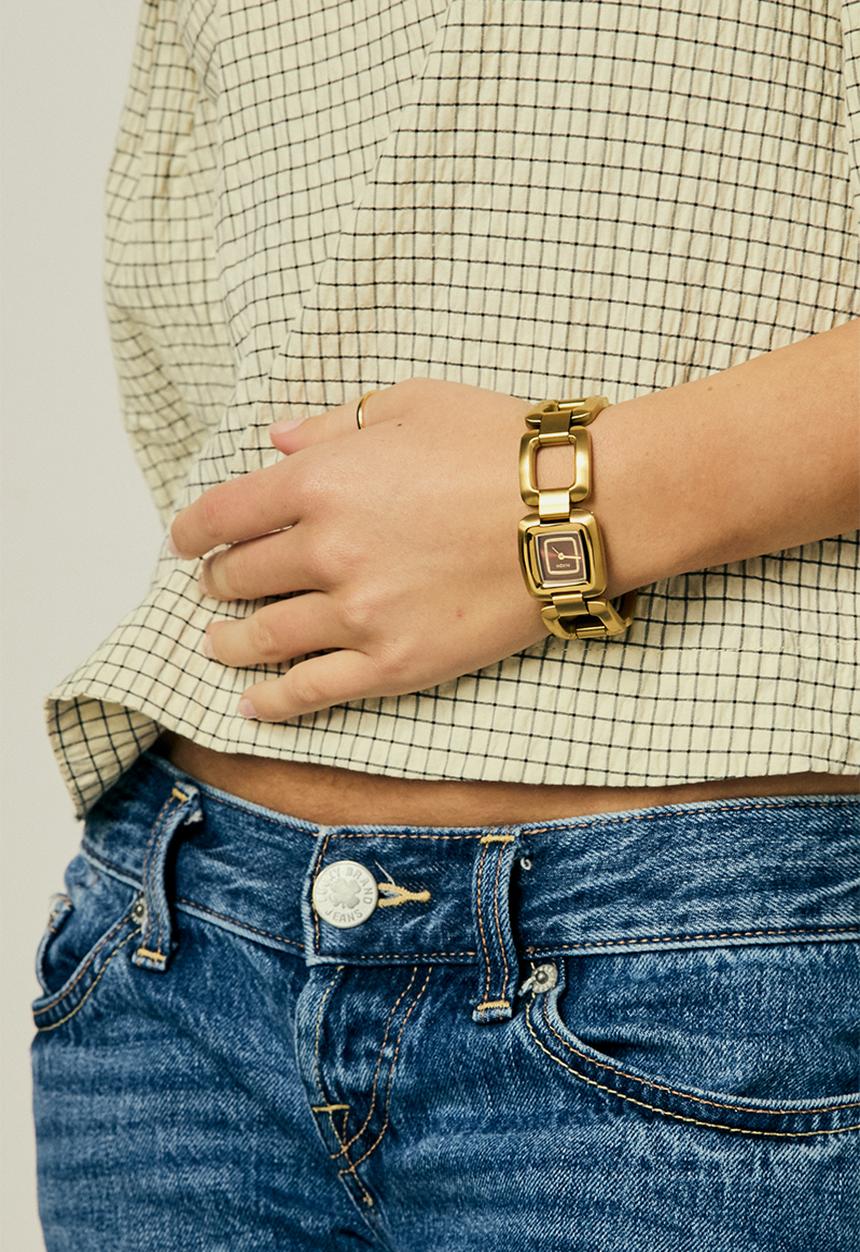 Nixon - Sisi  Watch - Gold / Cognac