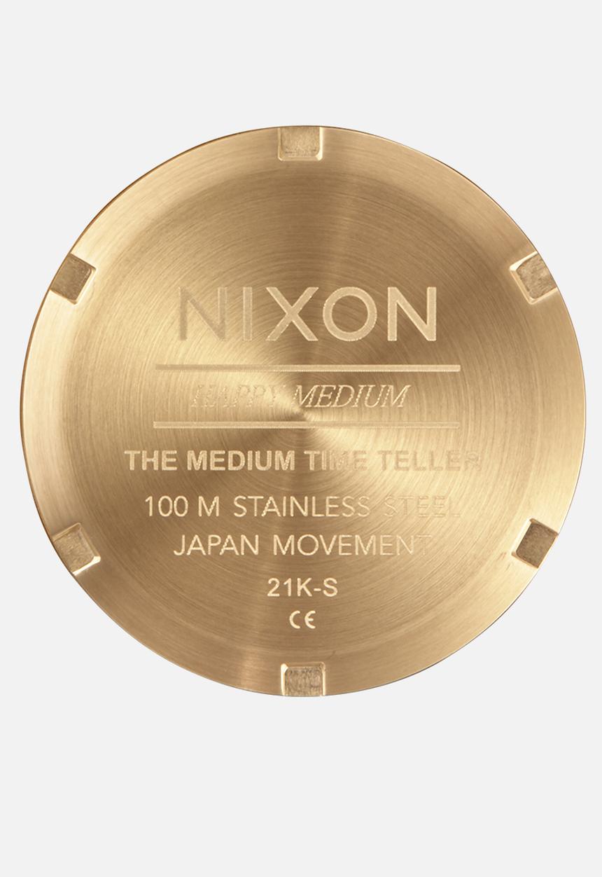 Nixon - Medium Time Teller - Light Gold / Vintage White