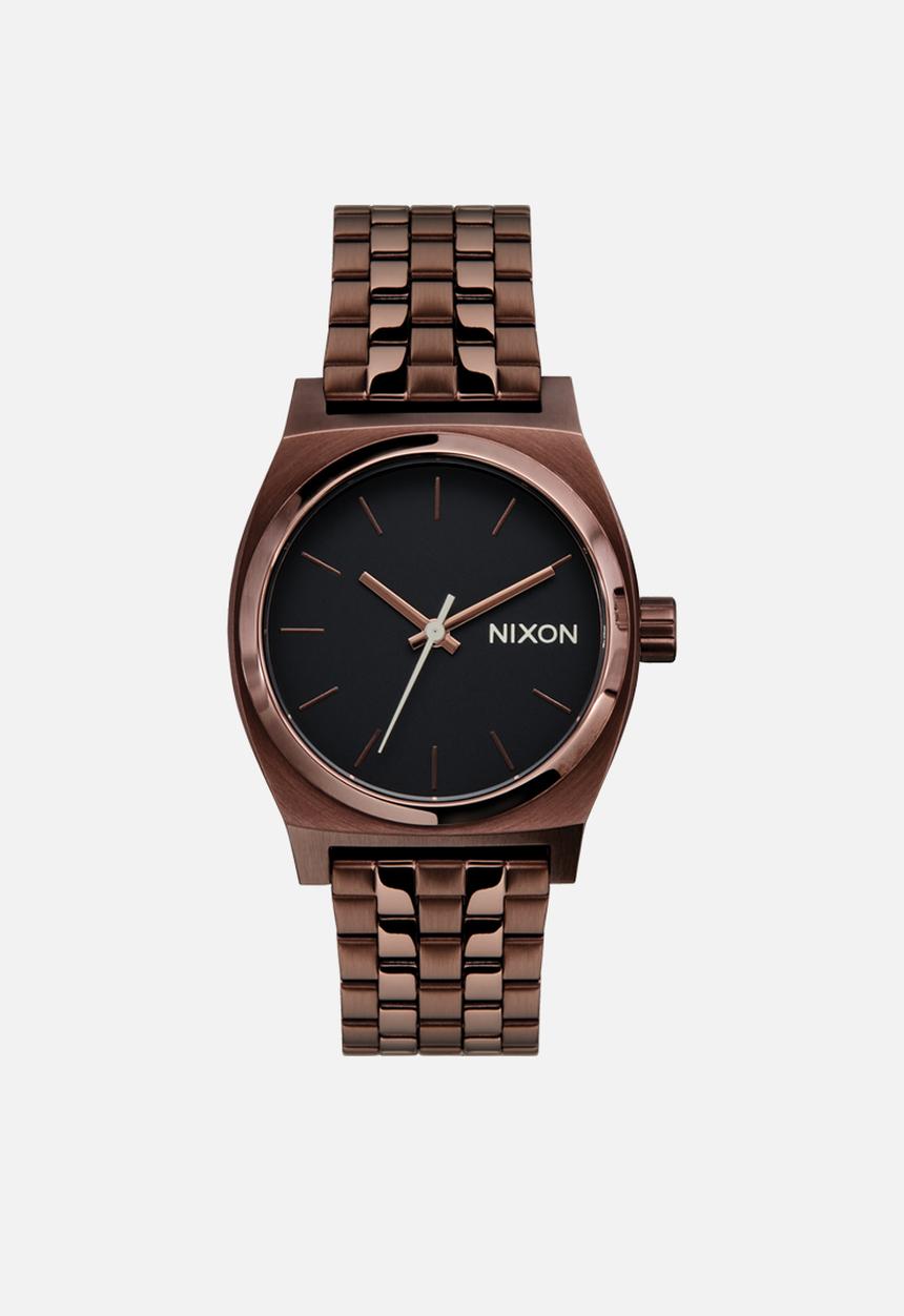 Nixon - Medium Time Teller - Chocolate / Black Coffee