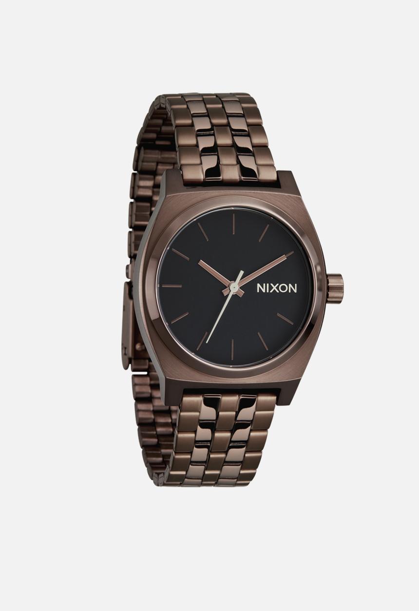 Nixon - Medium Time Teller - Chocolate / Black Coffee