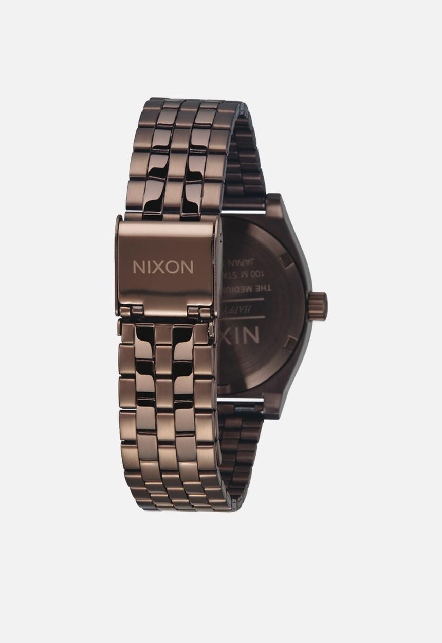 Nixon - Medium Time Teller - Chocolate / Black Coffee