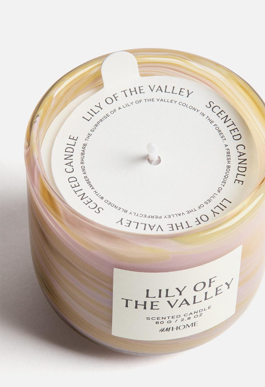 H&M - Scented candle in glass holder - lily of the valley