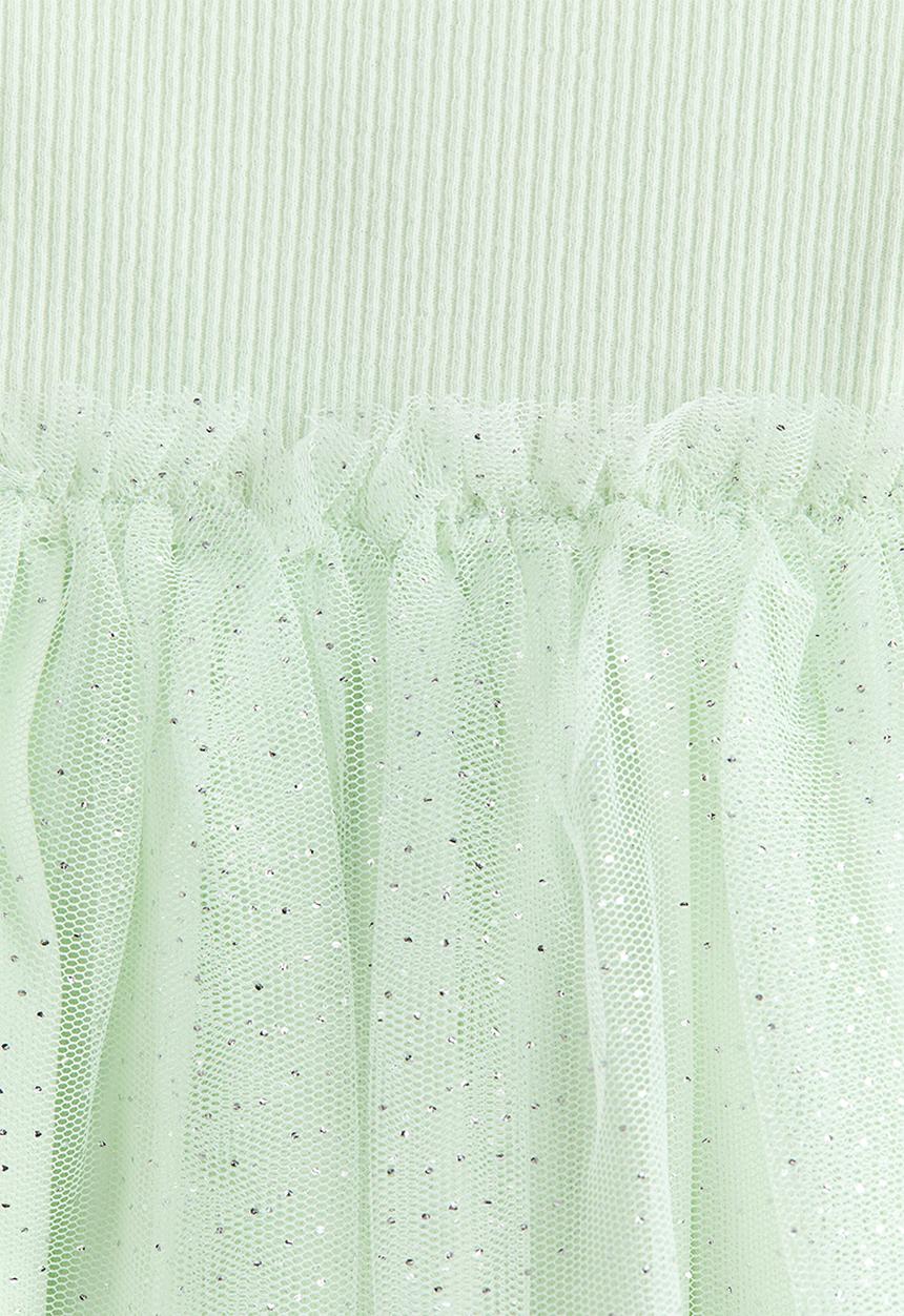 H&M - Tulle skirt dress - light green