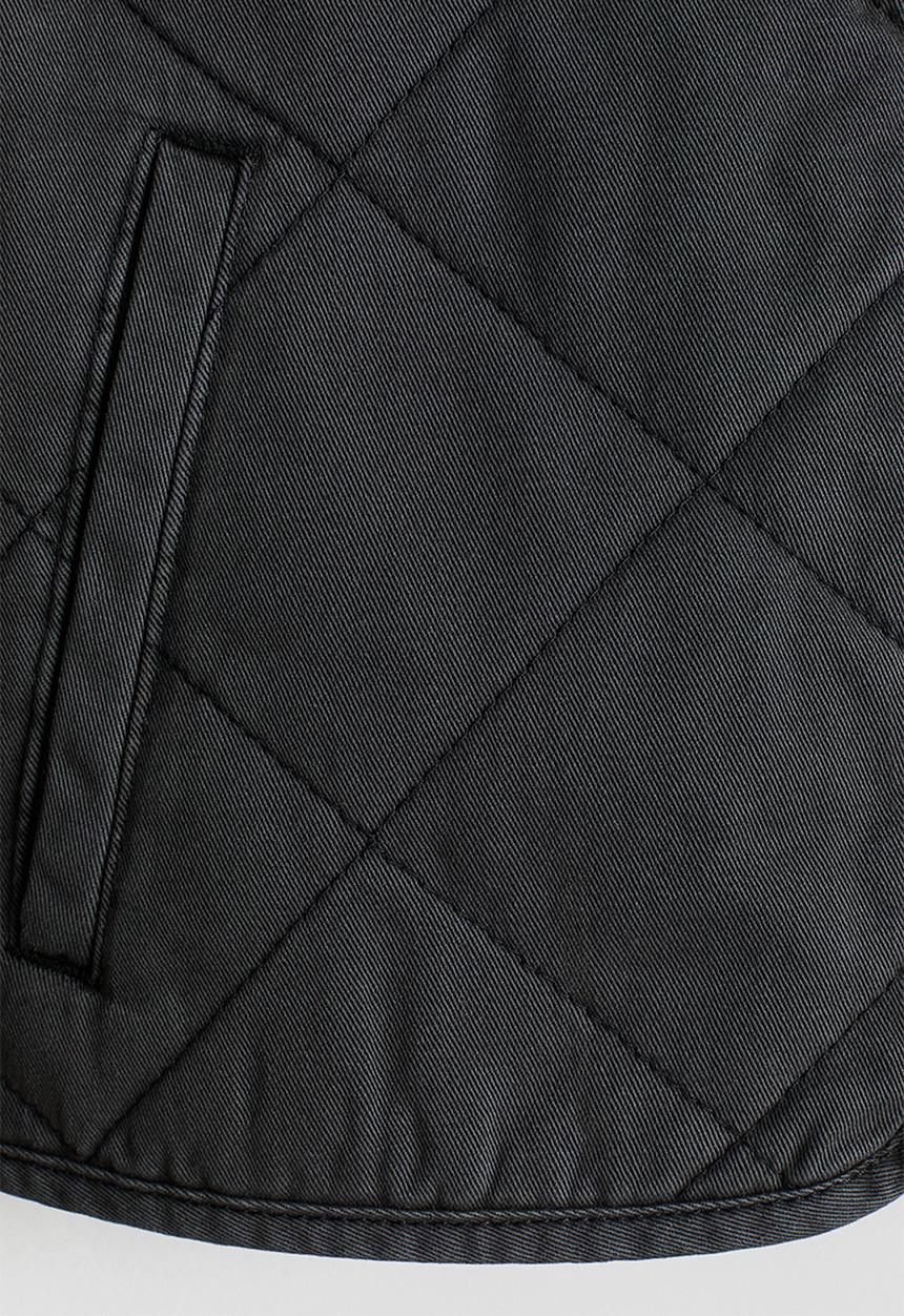 H&M - Quilted cotton jacket - dark grey