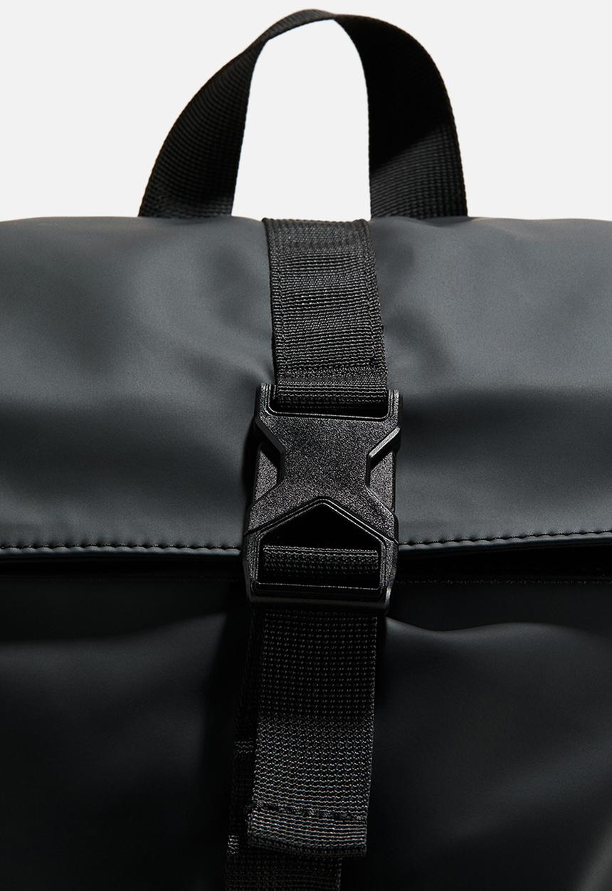 H&M - Roll-top backpack - black