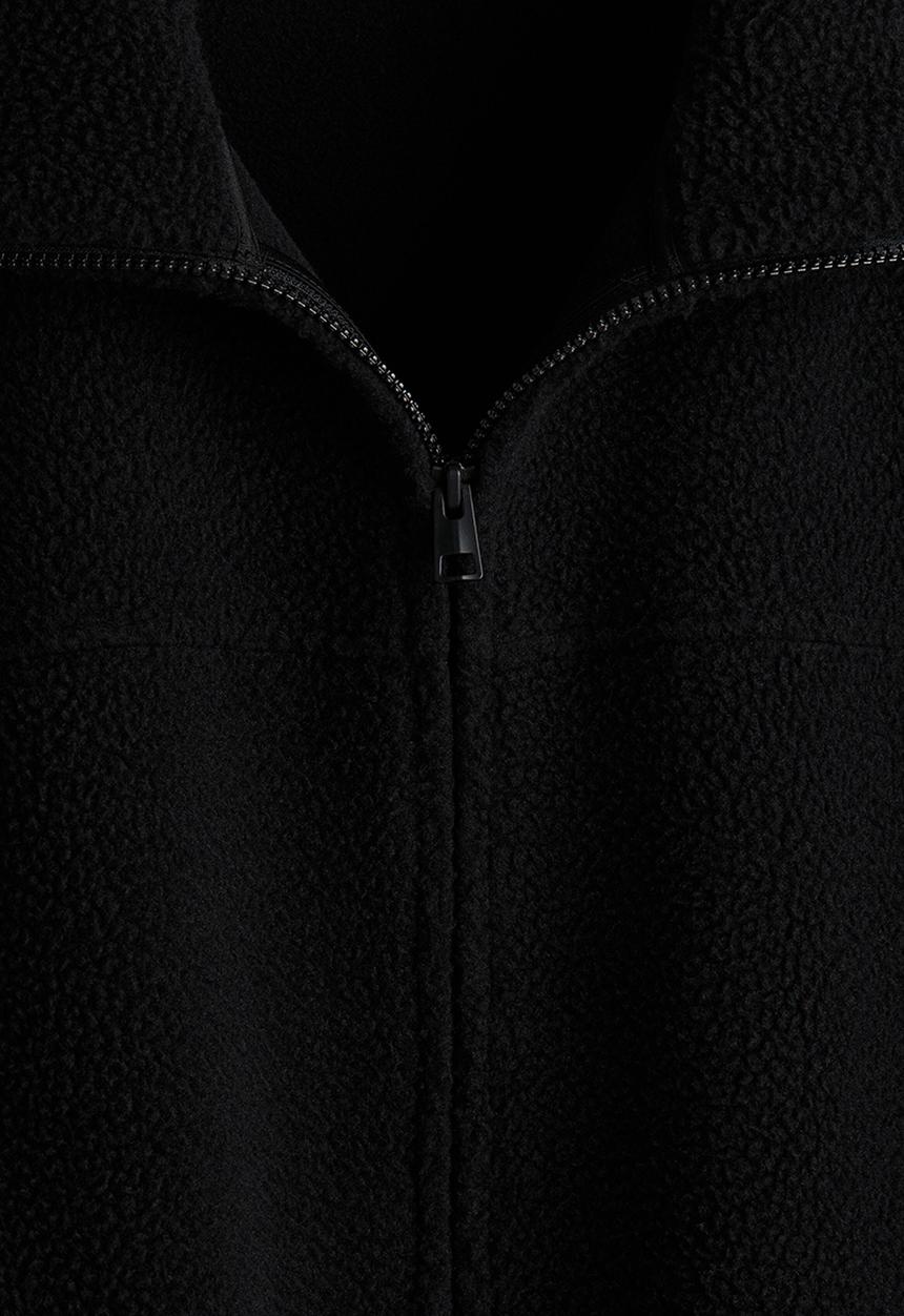 H&M - Teddy jacket - black