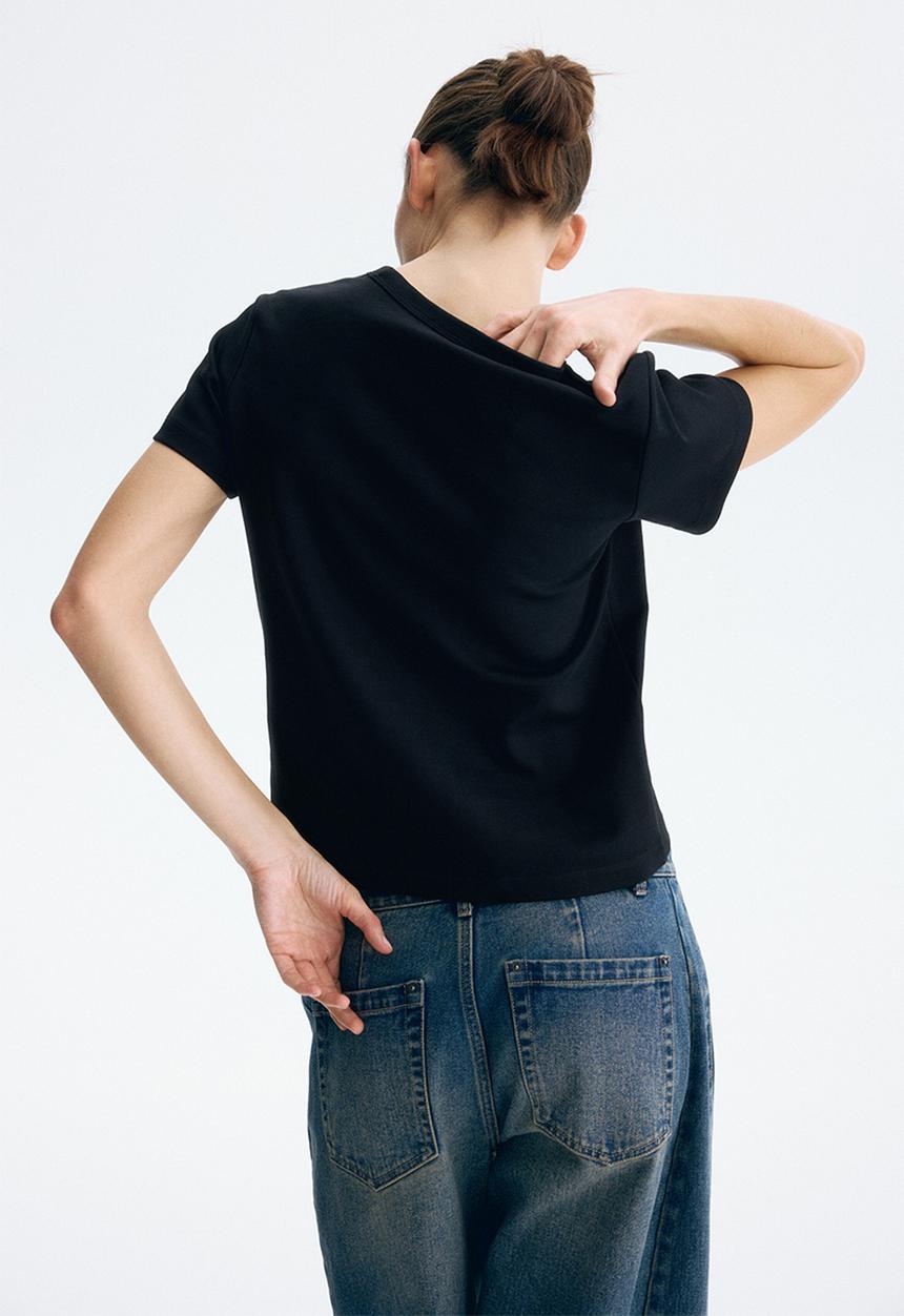 H&M - Cotton t-shirt - black
