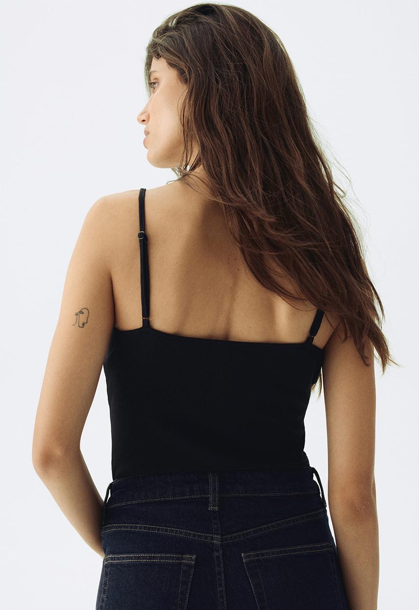 H&M - Mama nursing strappy top - black