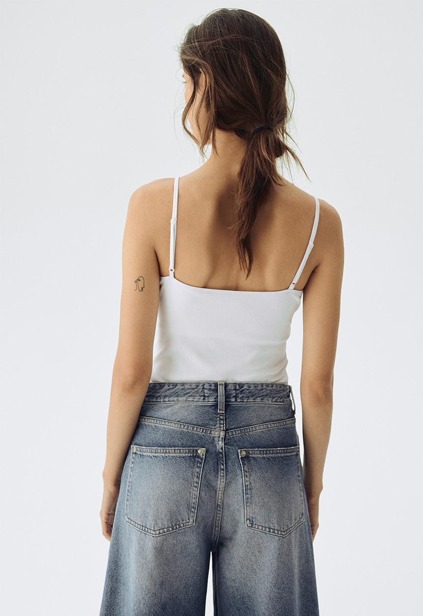 H&M - Mama nursing strappy top - white