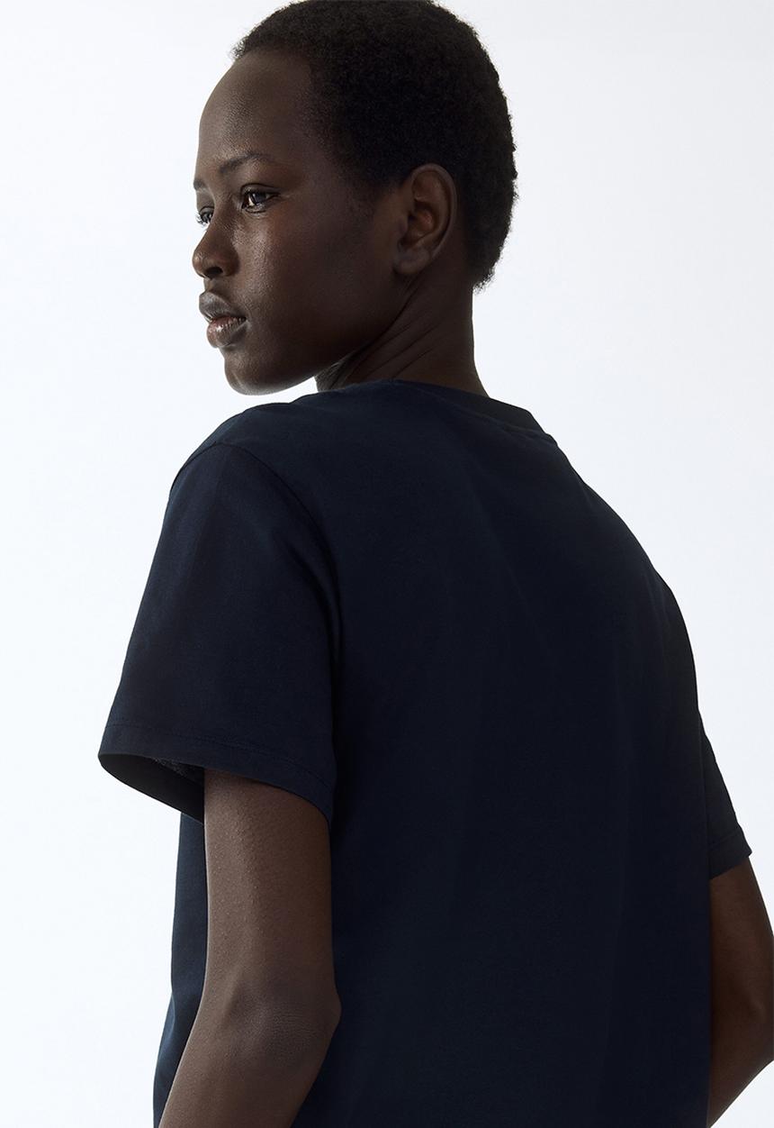 H&M - Cotton t-shirt - navy blue