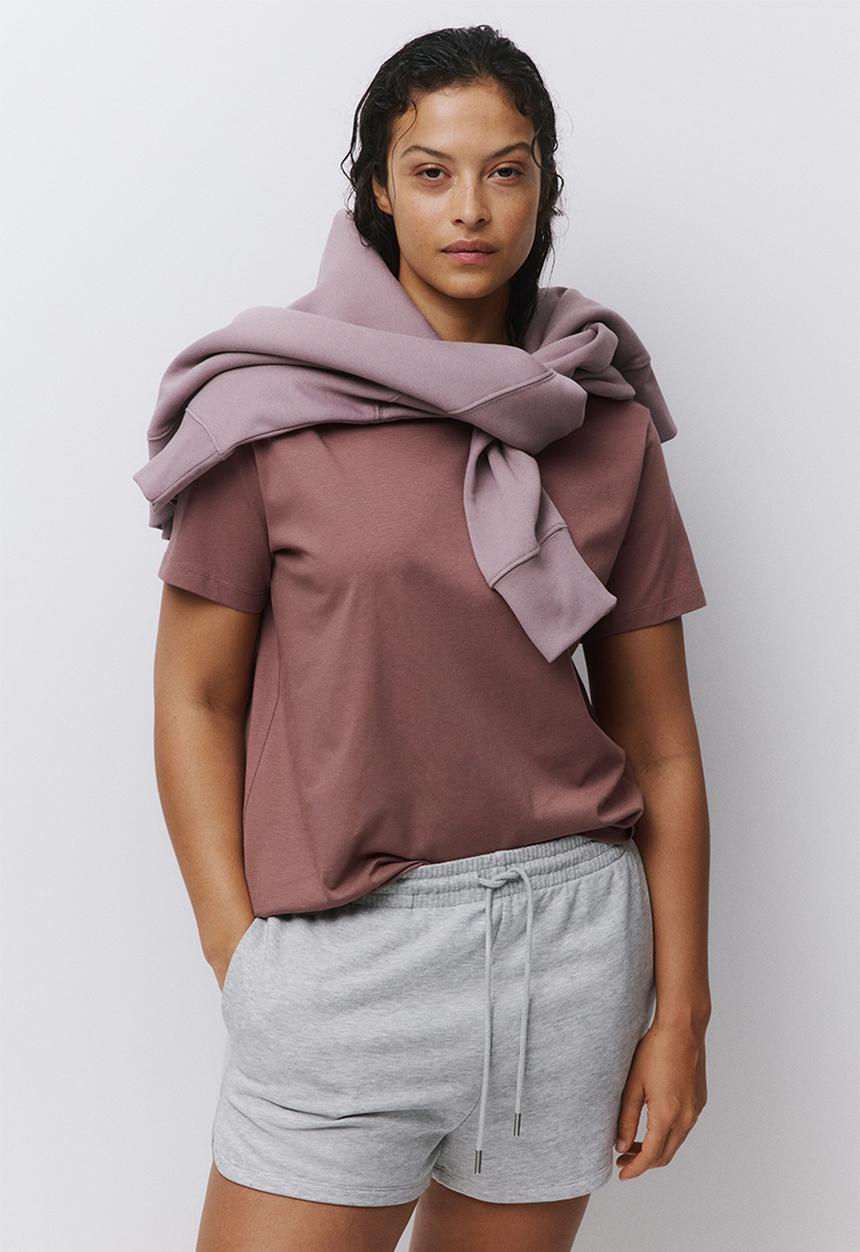 H&M - Cotton t-shirt - dark dusty pink