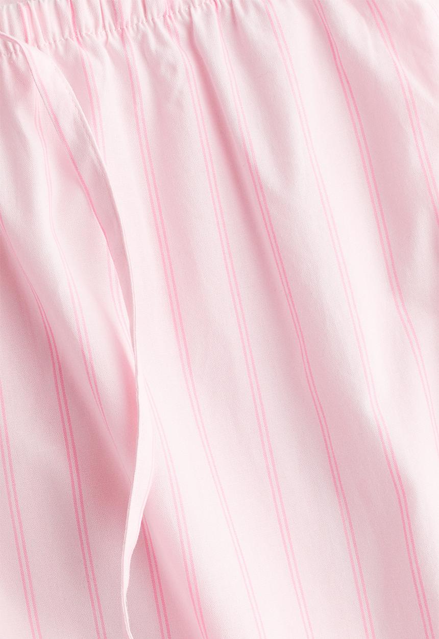 H&M - Cotton pyjama bottoms - light pink/striped