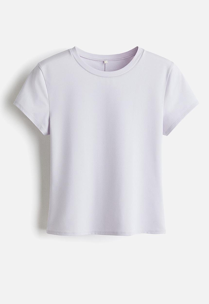 H&M - Sports top with drymove? - lilac