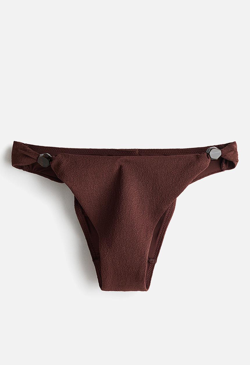 H&M - Cheeky bikini bottoms - dark brown