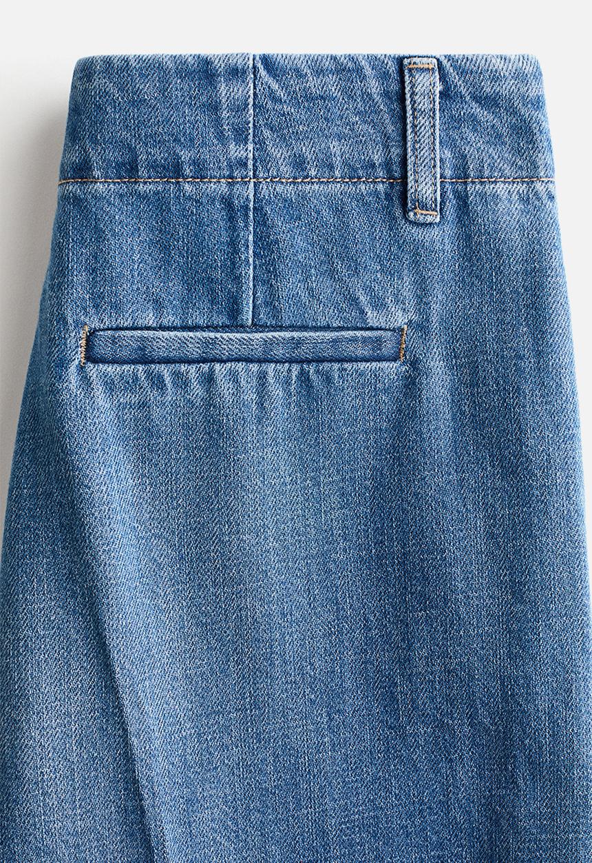 H&M - Straight high jeans - denim blue