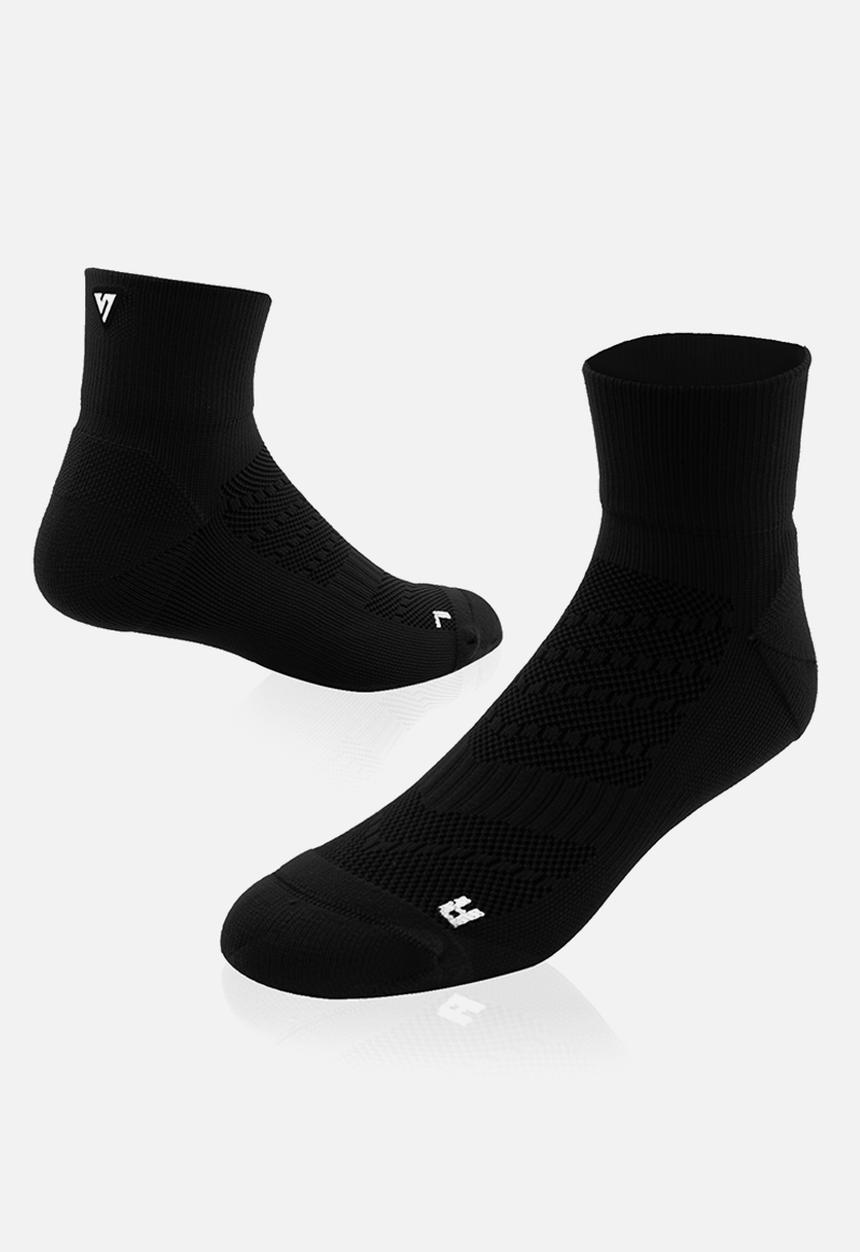 Versus - Running Quarter Socks - Black
