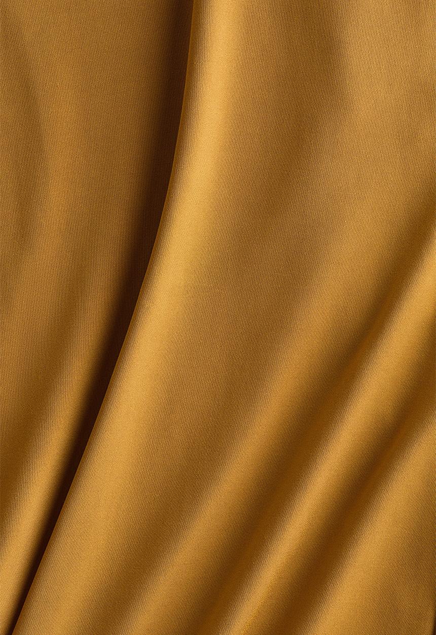 H&M - Wide jersey trousers - mustard yellow