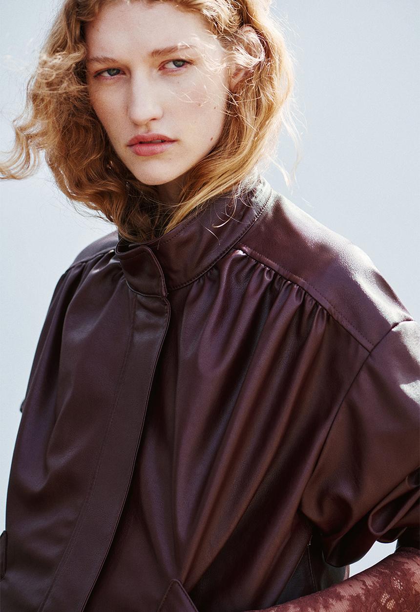 H&M - Jacket - burgundy