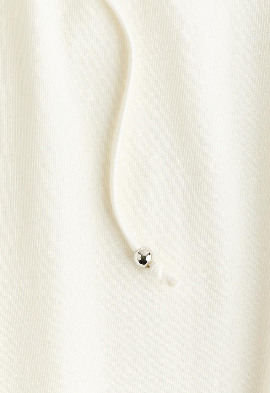 H&M - Cotton drawstring trousers - cream