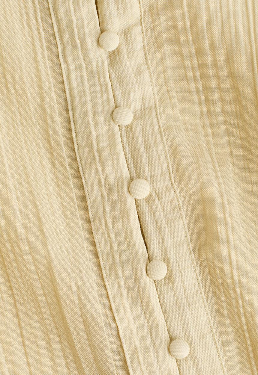 H&M - Balloon-sleeved blouse - light yellow