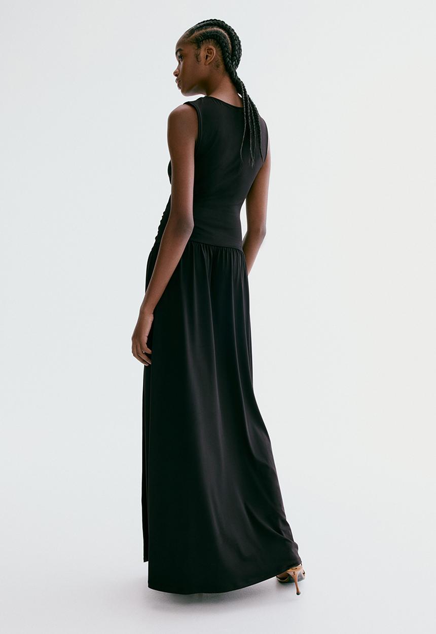 H&M - Cut-out maxi dress - black
