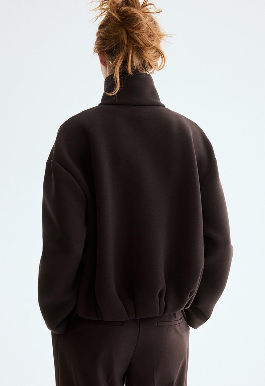H&M - Scuba jacket - dark brown