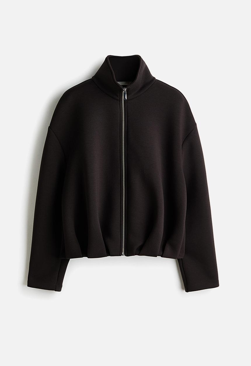H&M - Scuba jacket - dark brown