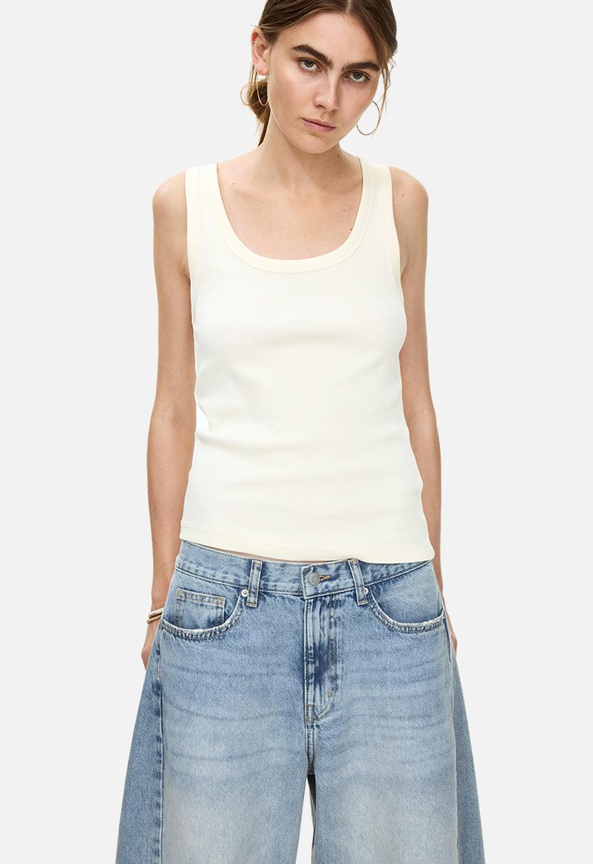 H&M - Barrel regular waist jeans - light denim blue