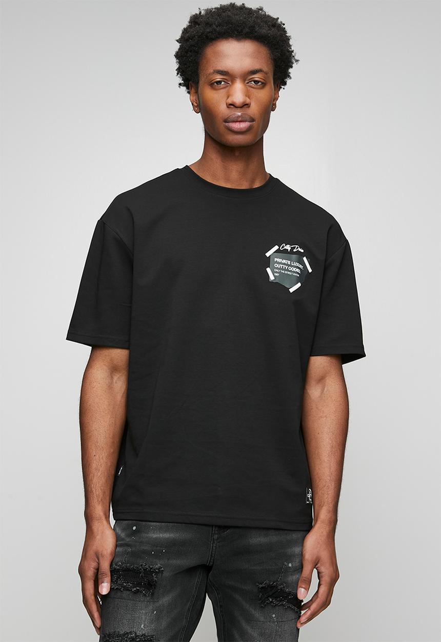 Cutty - Private T-shirt   - Black