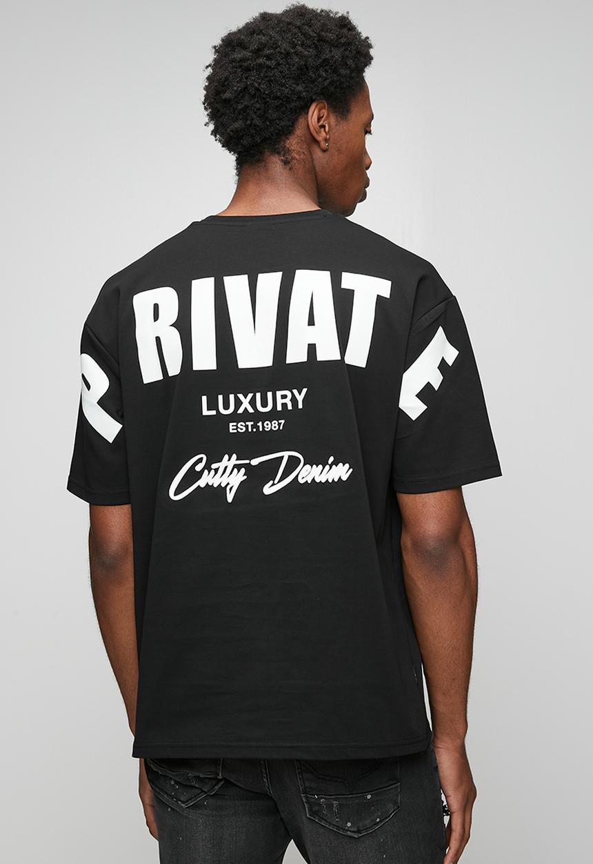 Cutty - Private T-shirt   - Black