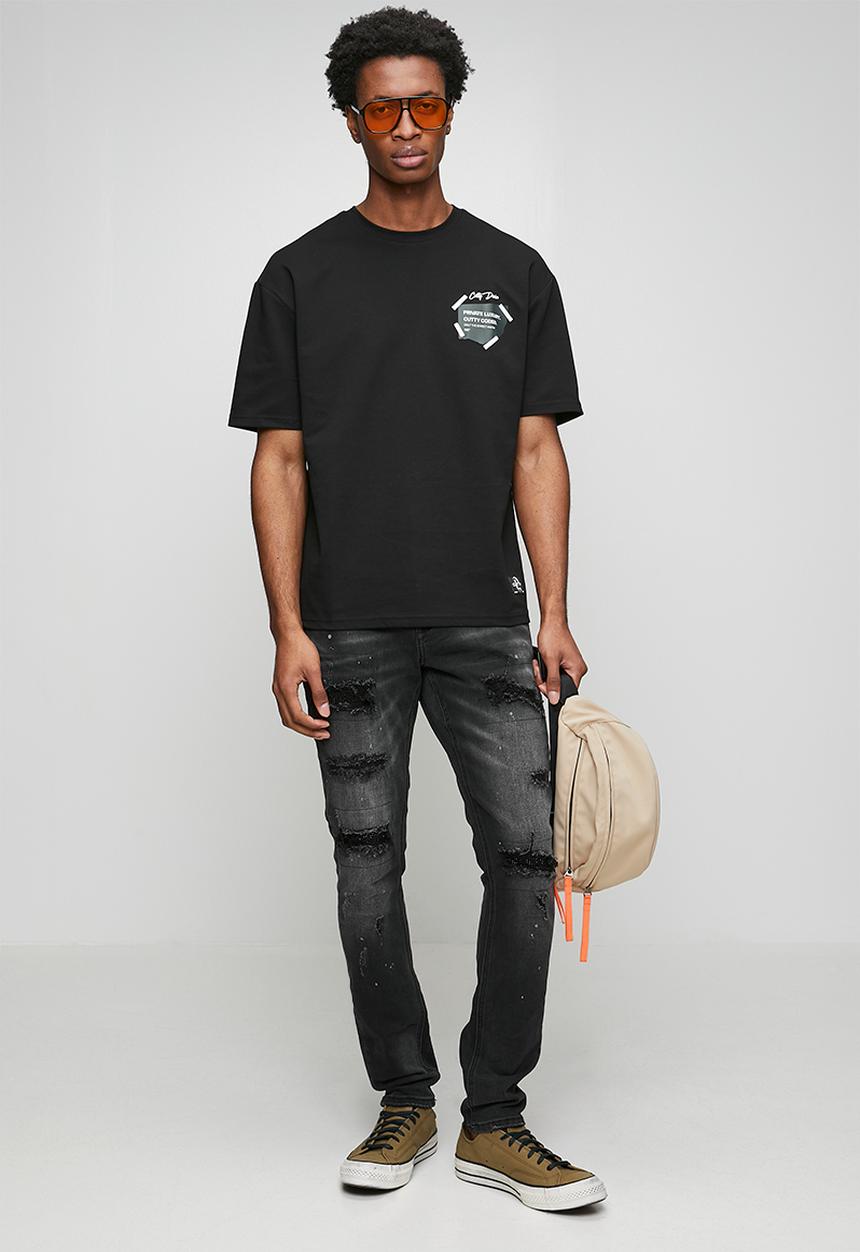 Cutty - Private T-shirt   - Black