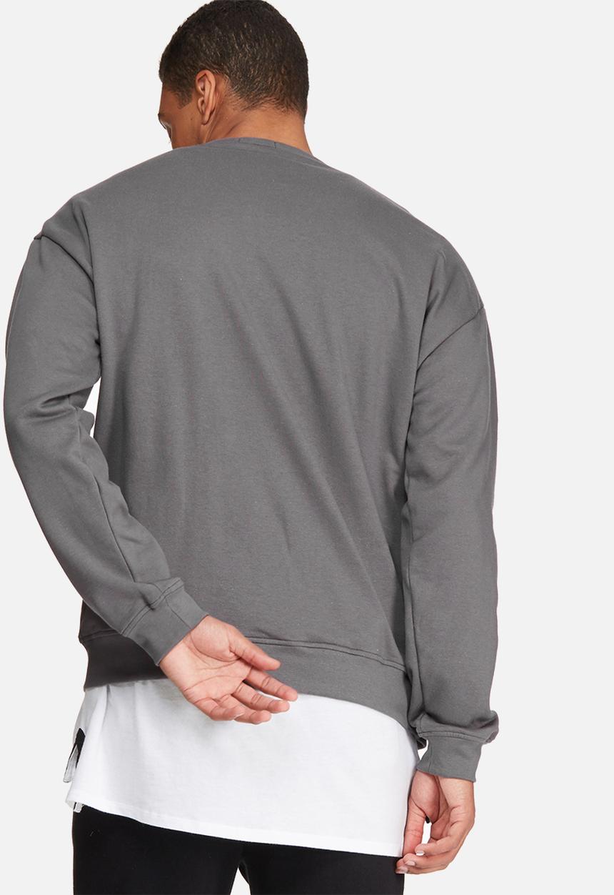 basicthread - Oversized Pullover Crew Sweat