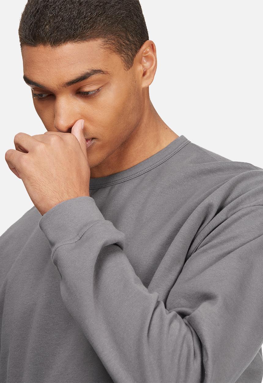 basicthread - Oversized Pullover Crew Sweat