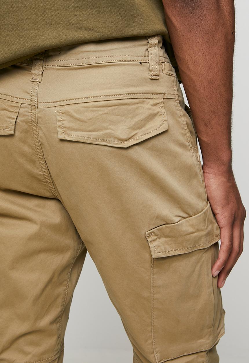 Cutty - Belloff Cotton Cargo Pants - Khaki